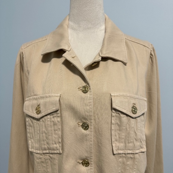 PAIGE Cropped Pacey Denim Jacket Size‎ L - Picture 2 of 9